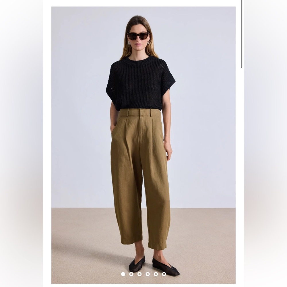 Apiece Apart Bari Cropped Trouser